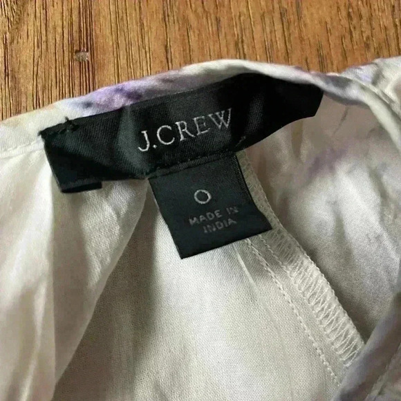 J. Crew Flora Obscura X‎  Side-cutout Dress Women’s Sz 0 NWT Coquette Feminine - Picture 10 of 14